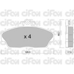 CIFAM                                                822-174-1, Nenurodytas gamintojas, 822-174-1, auto detalė