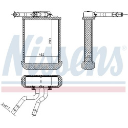 šilumokaitis, salono šildymas
                                NISSENS                                                72045,