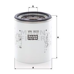 kuro filtras
                                MANN-FILTER                                                WK9055Z, MANN-FILTER,