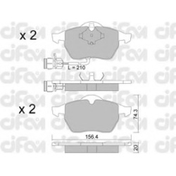 CIFAM                                822-181-0, Nenurodytas gamintojas, 822-181-0, auto detalė