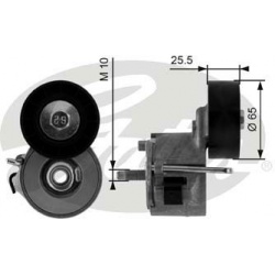 diržo įtempiklis, V formos rumbuotas diržas DriveAlign™
                                GATES                           