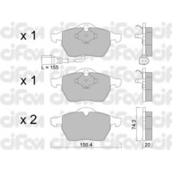 CIFAM                                                822-181-4, Nenurodytas gamintojas, 822-181-4, auto detalė