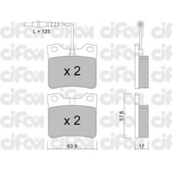 CIFAM                                                822-192-0, Nenurodytas gamintojas, 822-192-0, auto detalė
