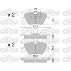 CIFAM                                                822-207-0, Nenurodytas gamintojas, 822-207-0, auto detalė