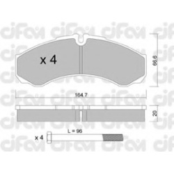 CIFAM                                                822-212-0, Nenurodytas gamintojas, 822-212-0, auto detalė
