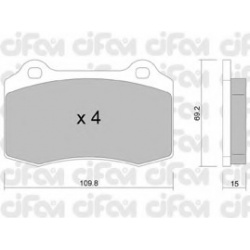 CIFAM 822-251-2, Nenurodytas gamintojas, 822-251-2, auto detalė