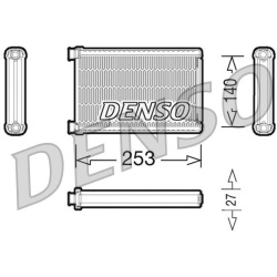 šilumokaitis, salono šildymas
                                DENSO                                DRR05005, DENSO, DRR0500