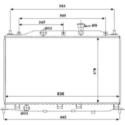 Aušinimo radiatorius
                                NRF                                53822, NRF, 53822, auto detalė