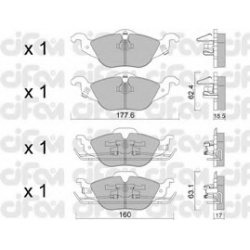 CIFAM                                                822-257-0, Nenurodytas gamintojas, 822-257-0, auto detalė
