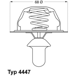 termostatas, aušinimo skystis
                                BorgWarner (Wahler)                                           