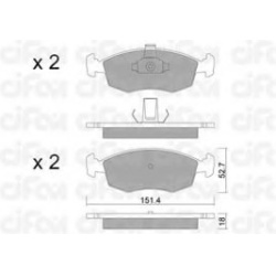 CIFAM                                                822-274-3, Nenurodytas gamintojas, 822-274-3, auto detalė