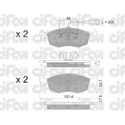 CIFAM                                                822-274-4, Nenurodytas gamintojas, 822-274-4, auto detalė