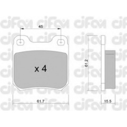 CIFAM                                                822-275-0, Nenurodytas gamintojas, 822-275-0, auto detalė