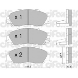 CIFAM                                                822-298-0, Nenurodytas gamintojas, 822-298-0, auto detalė