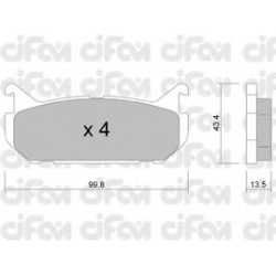 CIFAM                                                822-303-0, Nenurodytas gamintojas, 822-303-0, auto detalė