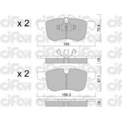 CIFAM                                822-307-0, Nenurodytas gamintojas, 822-307-0, auto detalė