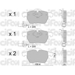 CIFAM                                                822-314-0, Nenurodytas gamintojas, 822-314-0, auto detalė