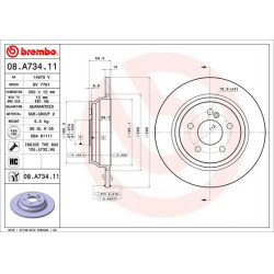 stabdžių diskas (1vnt) PRIME LINE - UV Coated
                                BREMBO                                       