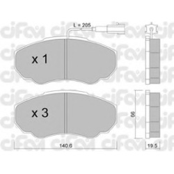 CIFAM                                                822-325-0, Nenurodytas gamintojas, 822-325-0, auto detalė