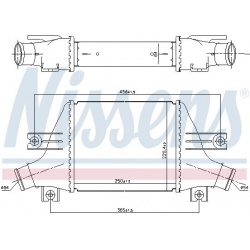 tarpinis suslėgto oro aušintuvas, kompresorius ** FIRST FIT **
                                NISSENS                     