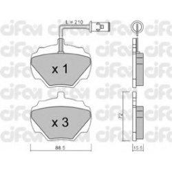 CIFAM                                                822-353-1, Nenurodytas gamintojas, 822-353-1, auto detalė