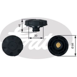 dangtelis, radiatorius
                                GATES                                                RC248, GATES, RC2