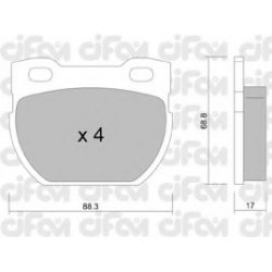CIFAM                                                822-354-1, Nenurodytas gamintojas, 822-354-1, auto detalė