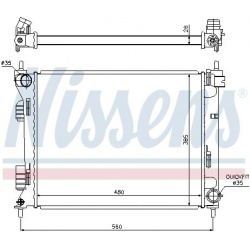 Aušinimo radiatorius
                                NISSENS                                67611, NISSENS, 67611, auto deta