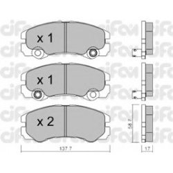 CIFAM                                                822-357-1, Nenurodytas gamintojas, 822-357-1, auto detalė