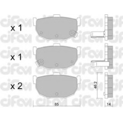 CIFAM                                                822-362-0, Nenurodytas gamintojas, 822-362-0, auto detalė