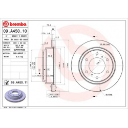stabdžių diskas (1vnt) PRIME LINE - UV Coated
                                BREMBO                                       