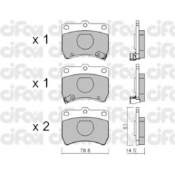 CIFAM                                                822-370-0, Nenurodytas gamintojas, 822-370-0, auto detalė