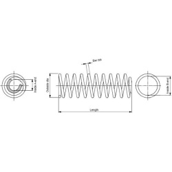 spyruoklė MONROE SPRINGS
                                                SP1938, MONROE, SP1938, auto detalė