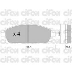 CIFAM                                                822-406-0, Nenurodytas gamintojas, 822-406-0, auto detalė