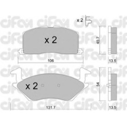 CIFAM                                                822-422-0, Nenurodytas gamintojas, 822-422-0, auto detalė