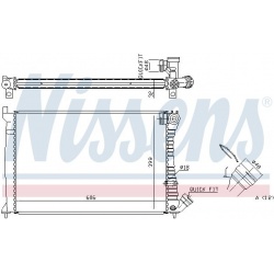 Aušinimo radiatorius
                                NISSENS                                                61398A, NISSENS,