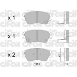 CIFAM                                822-502-0, Nenurodytas gamintojas, 822-502-0, auto detalė