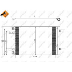 kondensatorius, oro kondicionierius EASY FIT
                                NRF                                             