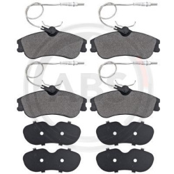 stabdžių trinkelių rinkinys, diskinis stabdys
                                A.B.S.                                      