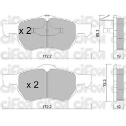 CIFAM                                                822-523-0, Nenurodytas gamintojas, 822-523-0, auto detalė