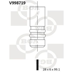 Vožtuvas išmetimo
                                BGA                                                V998719, BGA, V998719,