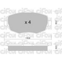 CIFAM                                                822-528-0, Nenurodytas gamintojas, 822-528-0, auto detalė
