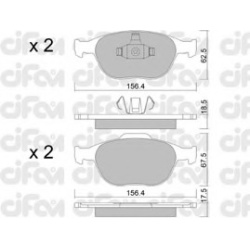 CIFAM                                                822-533-0, Nenurodytas gamintojas, 822-533-0, auto detalė