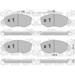 CIFAM                                                822-536-1, Nenurodytas gamintojas, 822-536-1, auto detalė