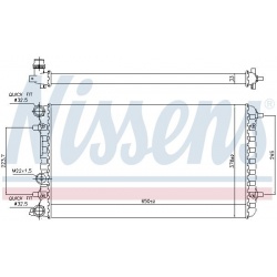 Aušinimo radiatorius
                                NISSENS                                65228, NISSENS, 65228, auto deta