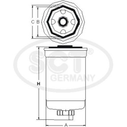 kuro filtras ST 355
                                SCT - MANNOL                                ST355, SCT - MANNOL, ST355, a