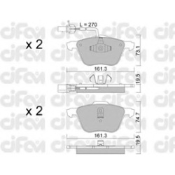 CIFAM                                                822-551-0, Nenurodytas gamintojas, 822-551-0, auto detalė