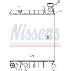 Aušinimo radiatorius
                                NISSENS                                67022, NISSENS, 67022, auto deta
