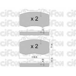 CIFAM                                                822-563-5, Nenurodytas gamintojas, 822-563-5, auto detalė