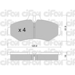 CIFAM                                                822-572-0, Nenurodytas gamintojas, 822-572-0, auto detalė